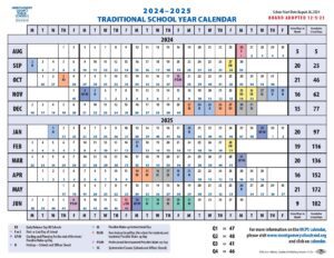 Montgomery County Schools Calendar 2024-2025 [Public School]
