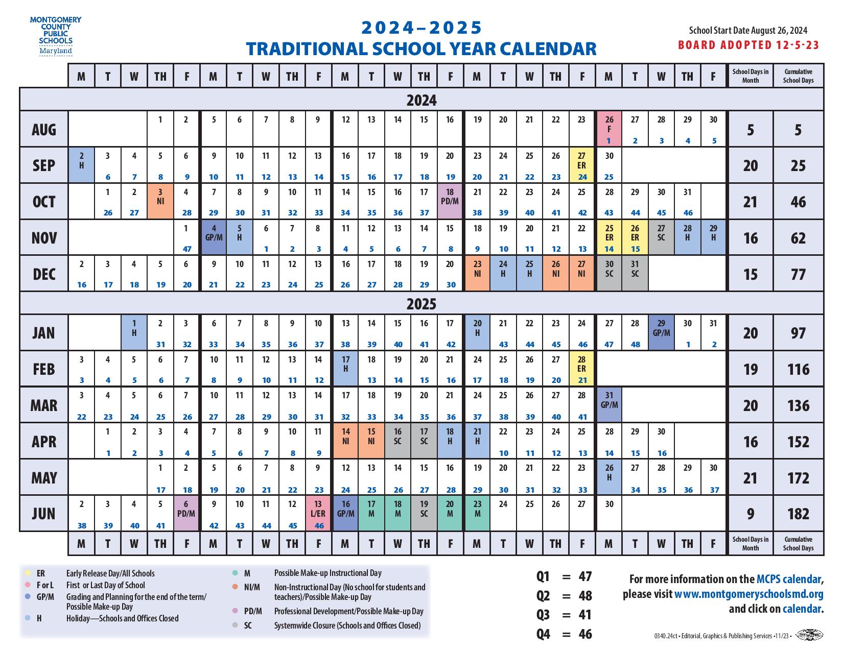 Montgomery County Schools Calendar 2024 2025 Public School Montgomery County Schools Calendar 2024 2025 Public School