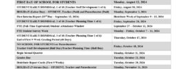 Polk County Public Schools Calendar
