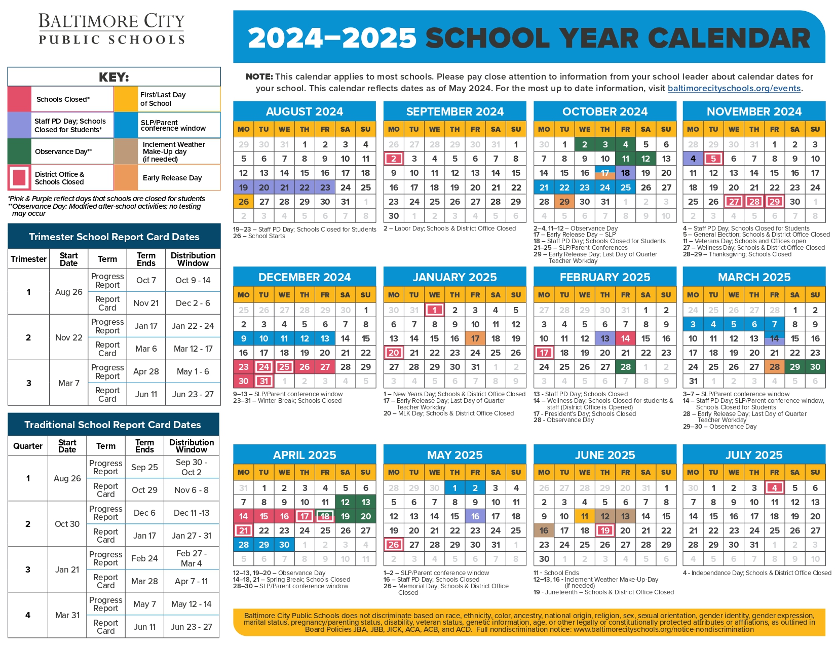 Baltimore City Schools Calendar 2025 2025 Declan Irving Baltimore City Schools Calendar 2025 2025 Declan Irving