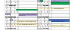 Wenatchee School District Calendar