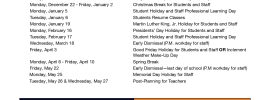 Whitfield County Schools Calendar