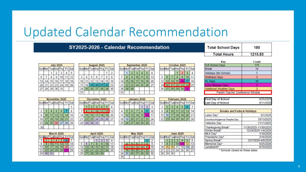 Baltimore City Public Schools Calendar 2025